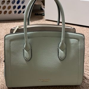 Kate Spade Knott Medium Satchel in Crystal Blue